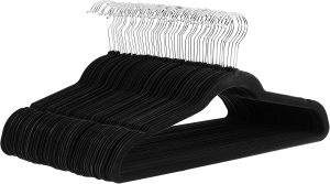  Basics Slim, Velvet, Non-Slip Suit Clothes Hangers